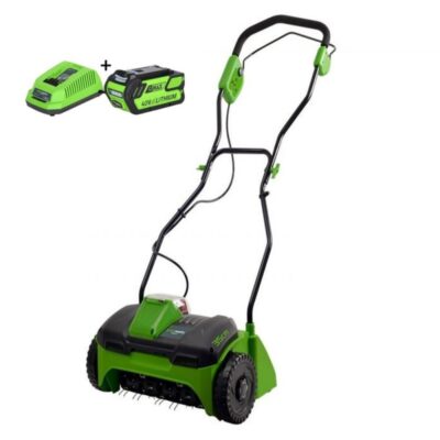 Greenworks 40 volt Accu Verticuteermachine G40DT35K4