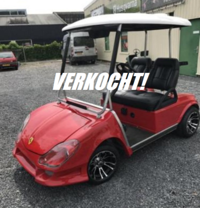 Ferrari replica Limited Edition golfkar transporter 48 volt