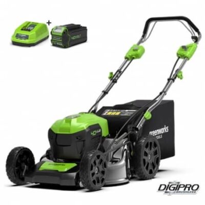 Greenworks 40 volt Accu Grasmaaier 46 cm GD40LM46SPK6 (incl 6Ah accu & lader)