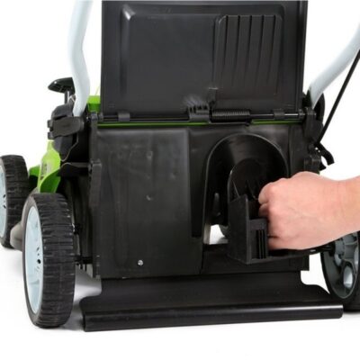 Greenworks 40 volt Accu Cirkelmaaier 35 cm VOORDEELSET !