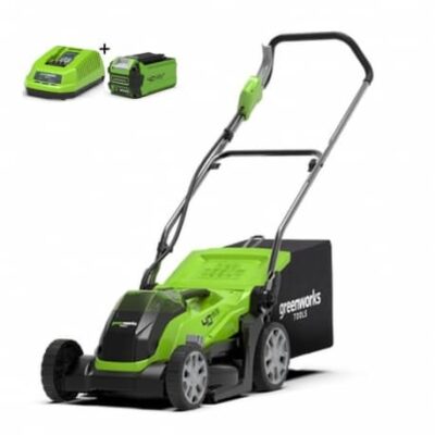 Greenworks 40 volt Accu Cirkelmaaier 35 cm VOORDEELSET !