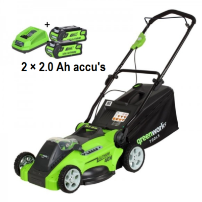 Greenworks 40 volt Accu Cirkelmaaier 40 cm