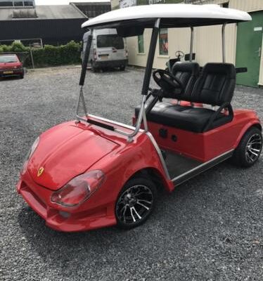 Ferrari replica Limited Edition golfkar transporter 48 volt