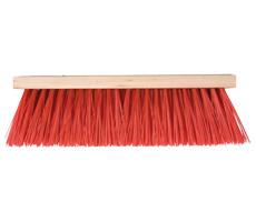 Talen Tools Bezem rood 35cm kunstof haren zonder steel