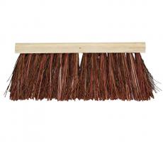 Talen Tools Bezem bruin 37cm natuurvezel haren zonder steel