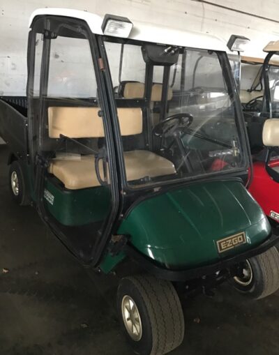 ezgo workhorse 1200 benzine transporter met mauser cabine