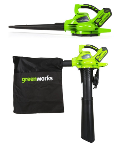 Greenworks 40 volt Accu Bladblazer en Zuiger gebruik