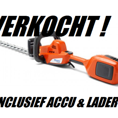 Husqvarna 136LiHD50 Accu Heggenschaar met accu en lader