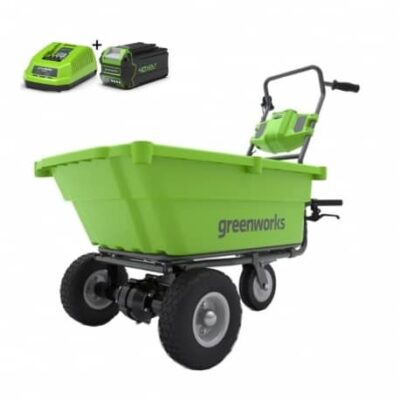 Greenworks 40 volt Accu Kruiwagen G40GCK4 VOORDEELSET!