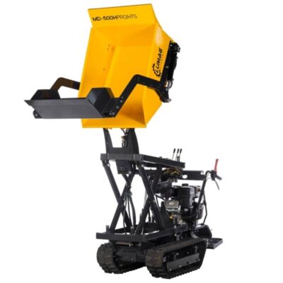 Lumag MD500HPROHTS mini Rupsdumper met kiepbak en laadschep