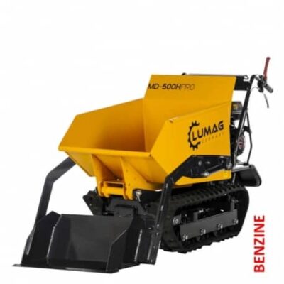 Lumag MD500HPROS mini Rupsdumper met kiepbak en laadschep