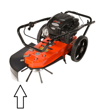 Ariens Spatkap 90° voor onkruidborstelmachine PRO 370