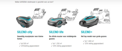 Gardena SILENO Life 750 Robotgrasmaaier