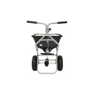 SPYKER SPY80-1PS duw strooier RVS frame - Achteraanzicht - Detuinkmachine.nl