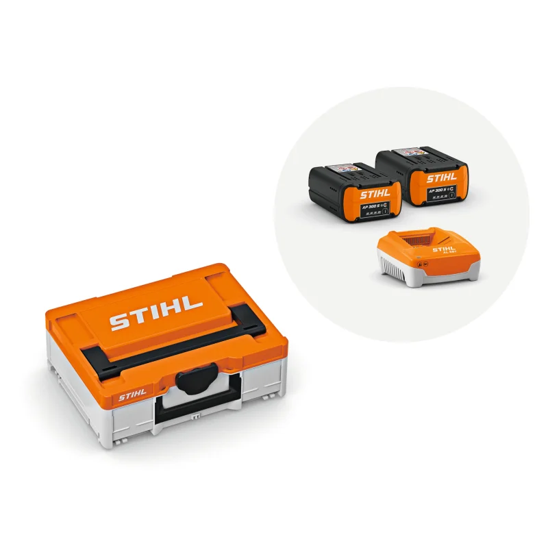 Power Box Premium met 2 AP 300 S accu's en 1 AL 501 lader - Detuinmachine.nl